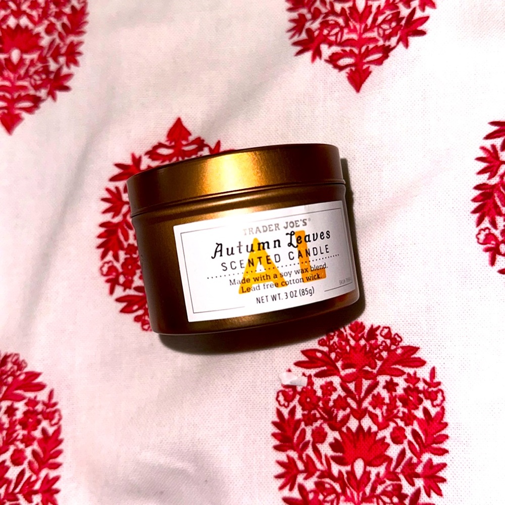Trader Joe's || NWT || Autumn Leaves Scented Candle 3oz